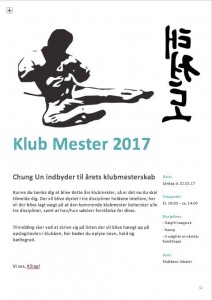klubmester2017 invitation